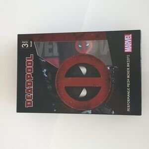 Marvel hero elite series Deadpool performance mesh boxer briefs 3 pack mens S